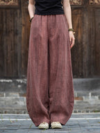 Pantalón Nahara — Comodidad natural de algodón y lino con un alma vintage