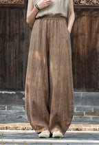 Pantalón Nahara — Comodidad natural de algodón y lino con un alma vintage