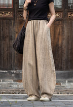Pantalón Nahara — Comodidad natural de algodón y lino con un alma vintage