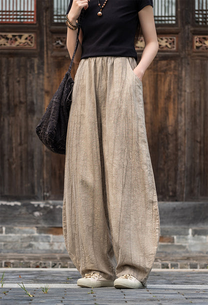 Nahara Pant — Natural Comfort in Cotton &amp; Linen with a Vintage Soul