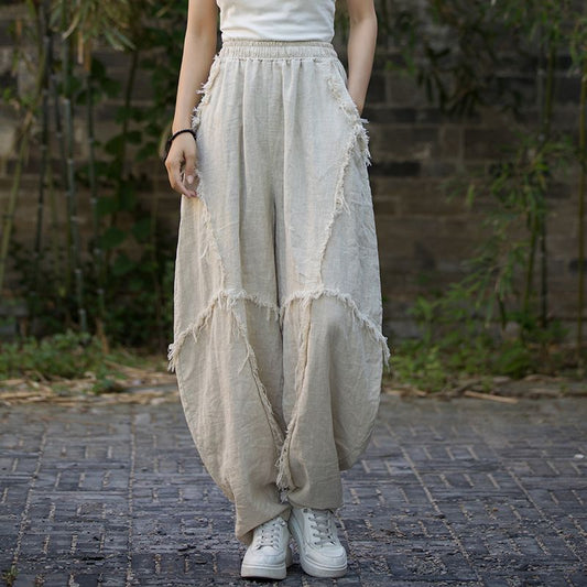 Elyon Pant — Algodão & Linho para um Caminho com Raiz e Leveza