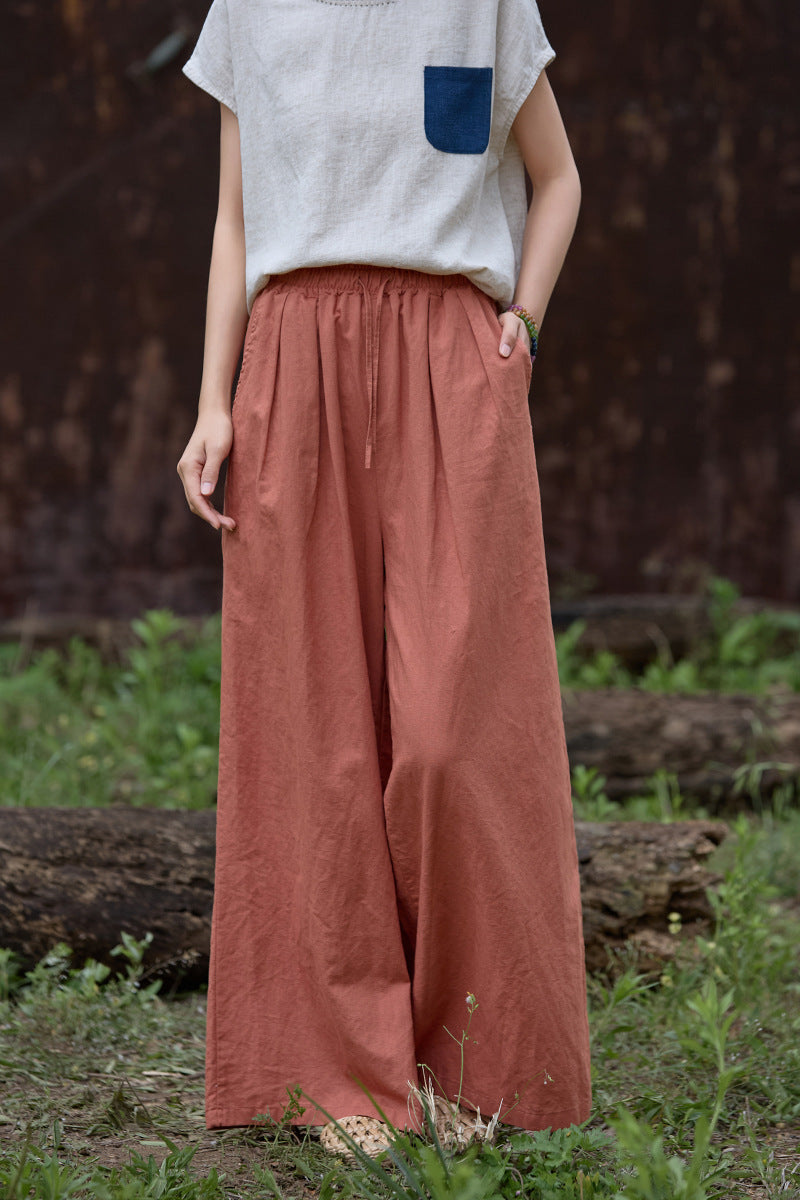 Pantalones Shalem de Algodón — Vintage Moderno con Alma Libre