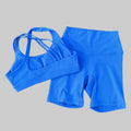 Imani Flex Set — Fé no Corpo, Presença na Alma – Conjunto Azul Elétrico