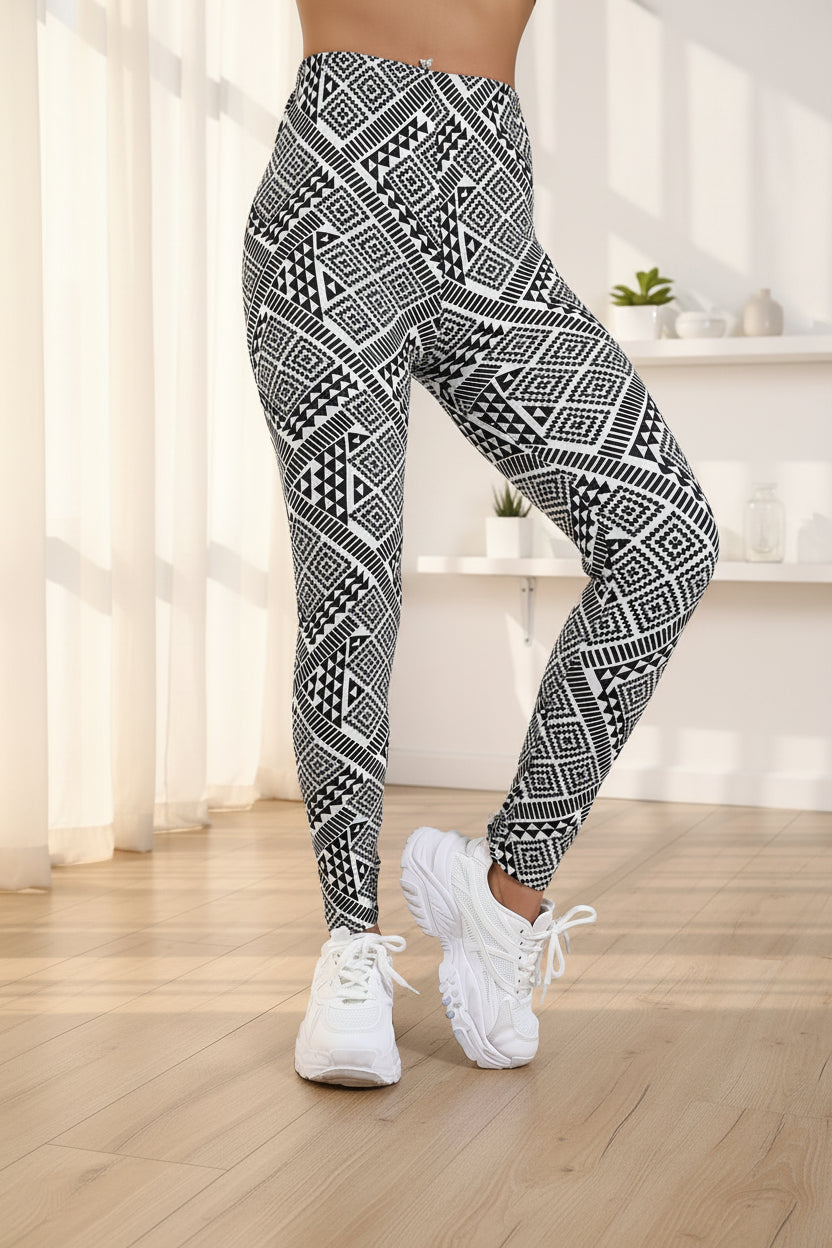 Keya Block Leggings — Estructura y suavidad en equilibrio