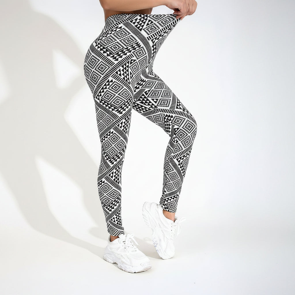 Keya Block Leggings — Estructura y suavidad en equilibrio