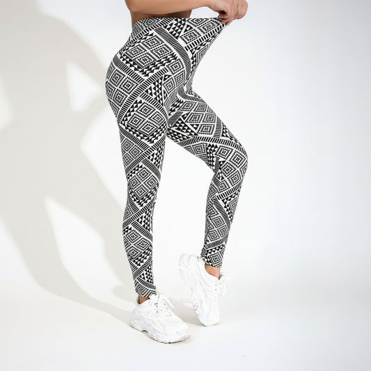 Keya Block Leggings — Estrutura e Suavidade em Equilíbrio