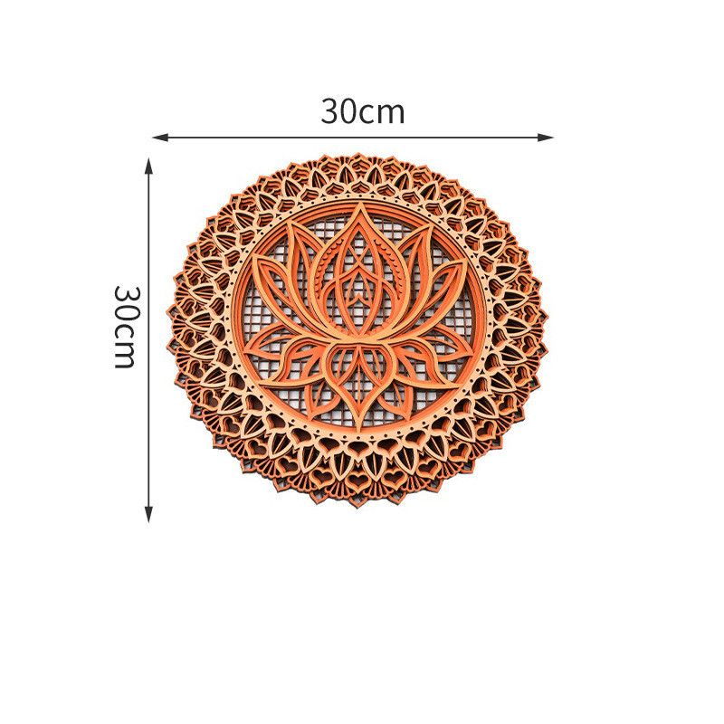 Mandala Lotus — Arte en Madera 3D para Transformar Tu Espacio