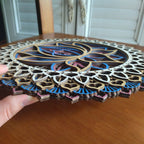 Mandala Lotus — Arte en Madera 3D para Transformar Tu Espacio