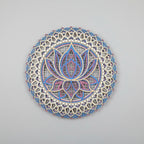 Mandala Lotus — Arte en Madera 3D para Transformar Tu Espacio