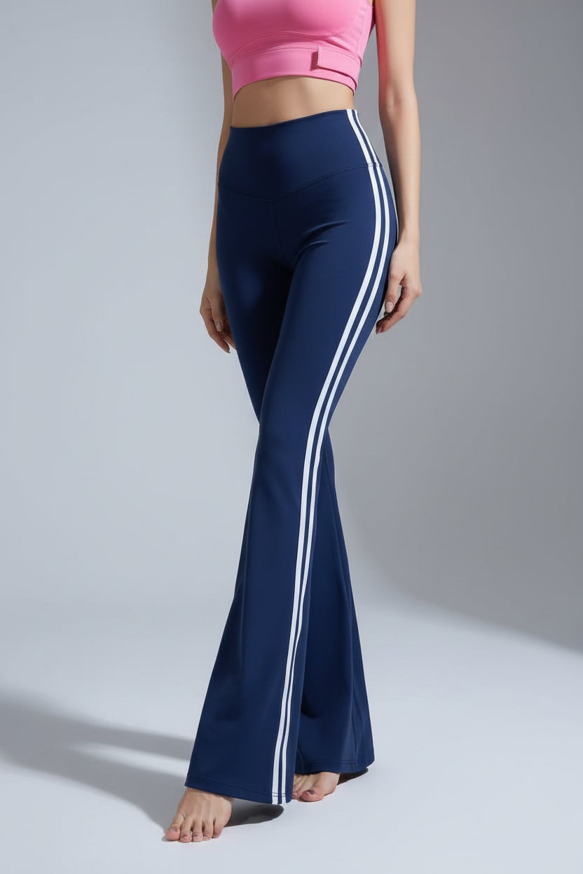 Aether Stripes Leggings — Lightweight and Flowing Interior