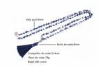 Blue Spirit — 108 Sodalite Beads for Meditation and Harmony
