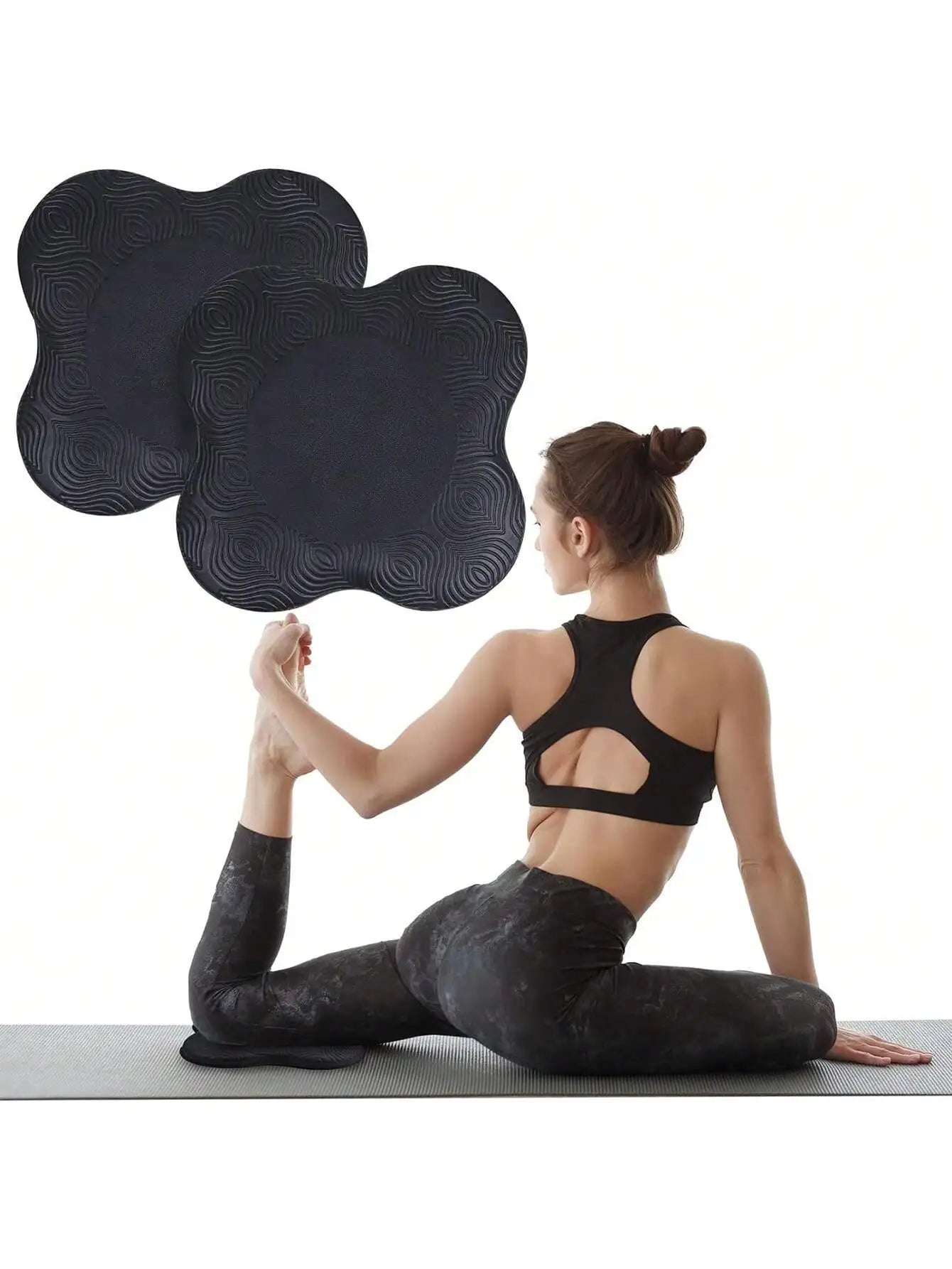 PranaSoft Duo – Juego de Soportes Suaves para Yoga y Meditación