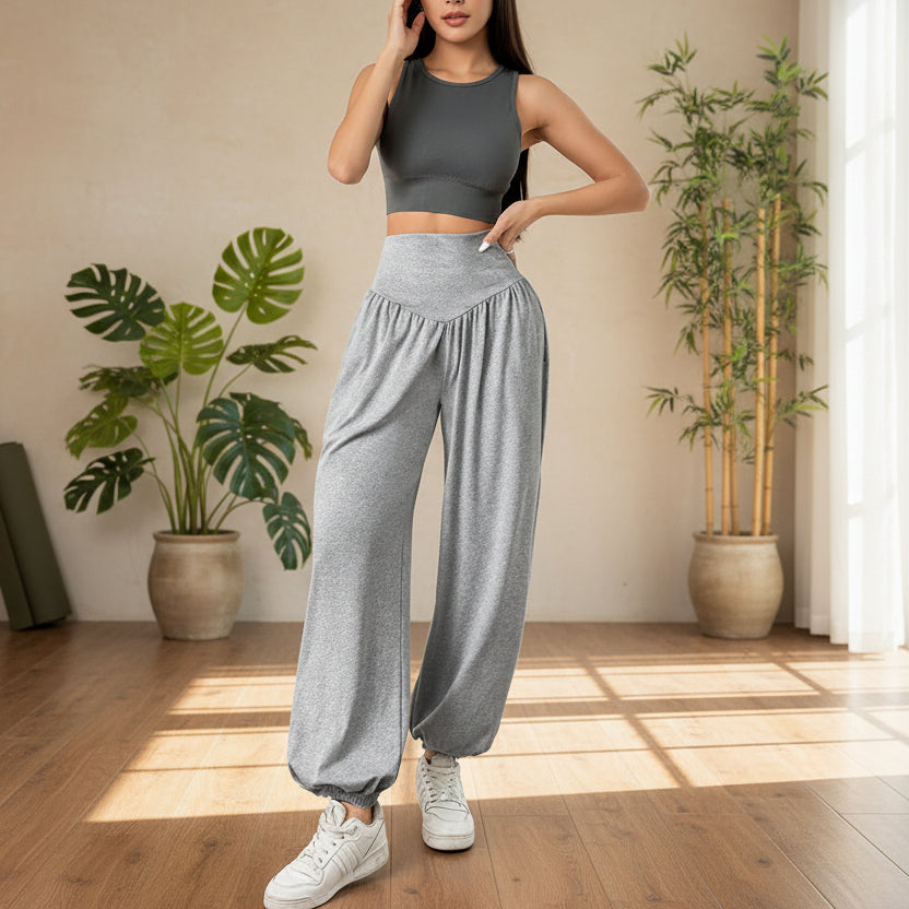 Aruna Soft Pants – Pantalones linterna de energía suave y tacto natural