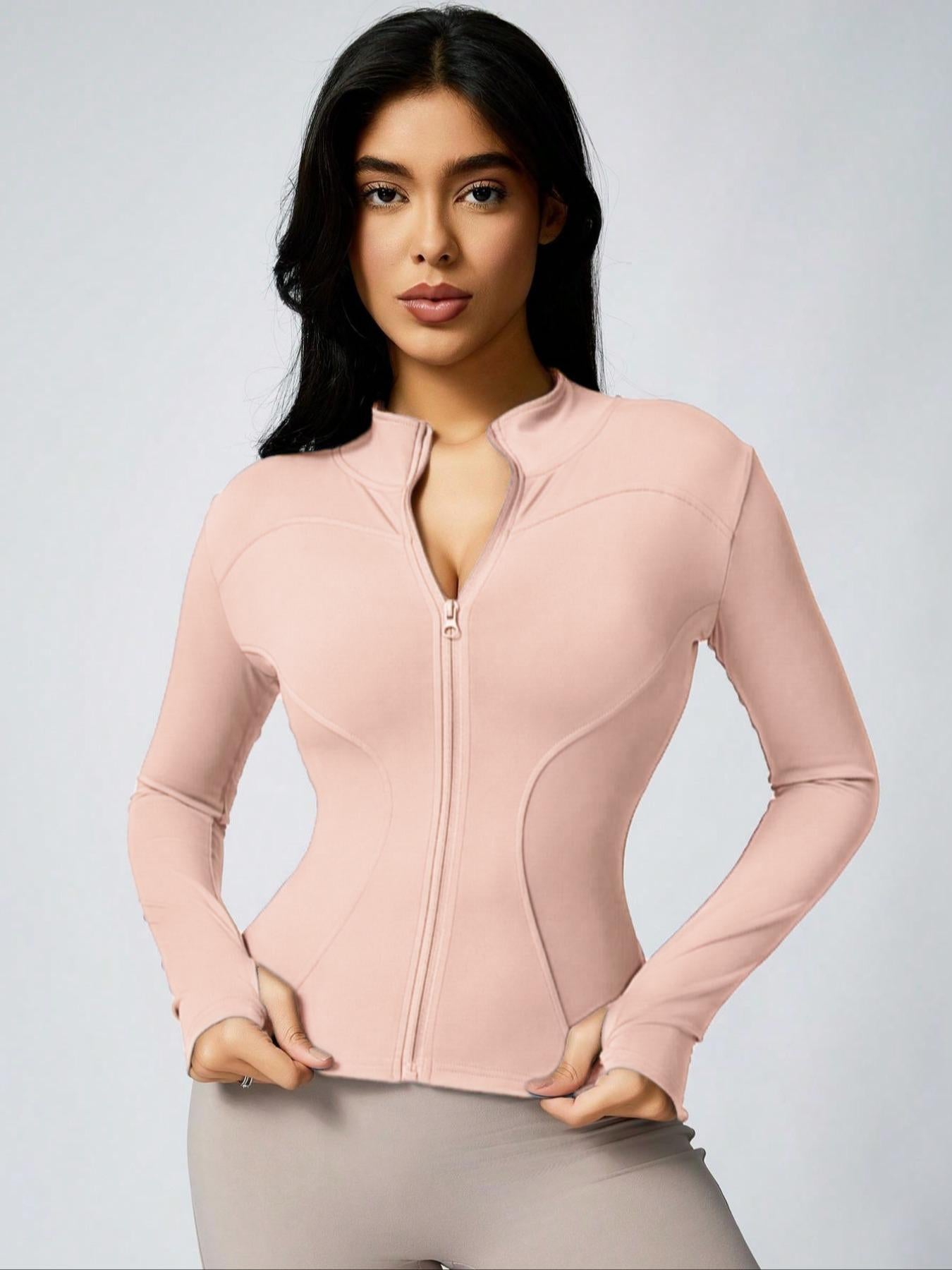 Amiya Zip Jacket — Serenity and Comfort