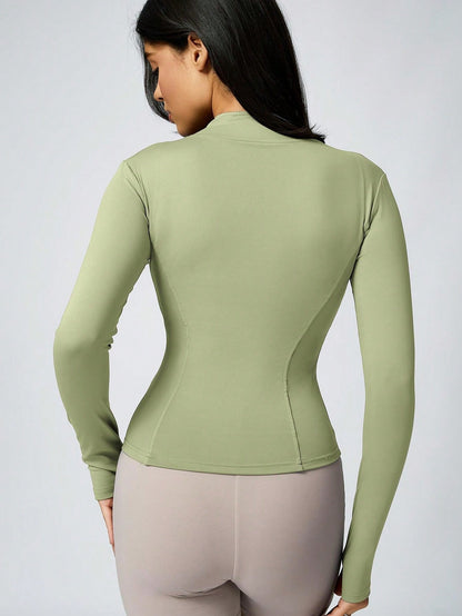 Amiya Zip Jacket — Serenity and Comfort