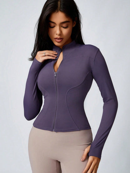 Amiya Zip Jacket — Serenity and Comfort