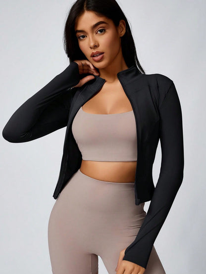 Amiya Zip Jacket — Serenity and Comfort