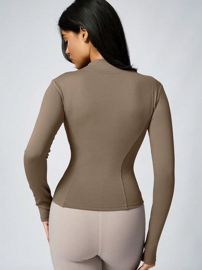 Amiya Zip Jacket — Serenity and Comfort