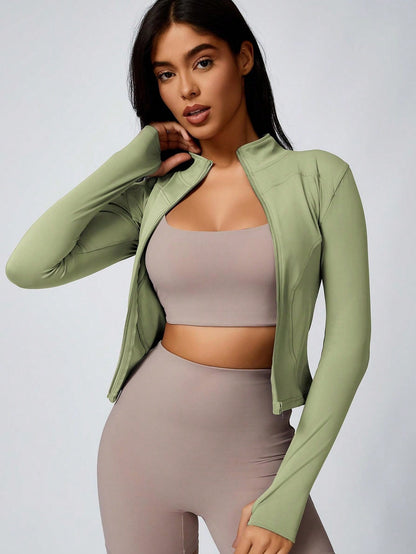 Amiya Zip Jacket — Serenity and Comfort