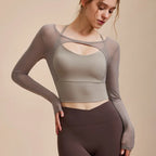 Aluna Air Tee – Top de punto para fluidez y ligereza