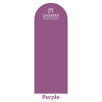 210190015:-2#Dark Purple oval capsule shape arched pu yoga mat