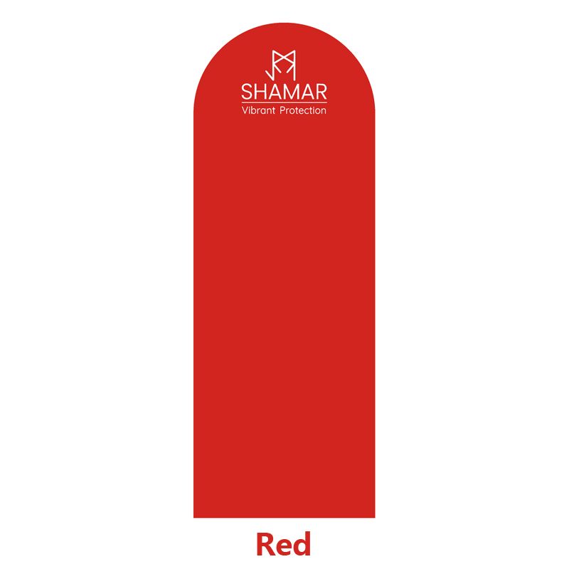 210190015:-13#Red oval capsule shape arched pu yoga mat