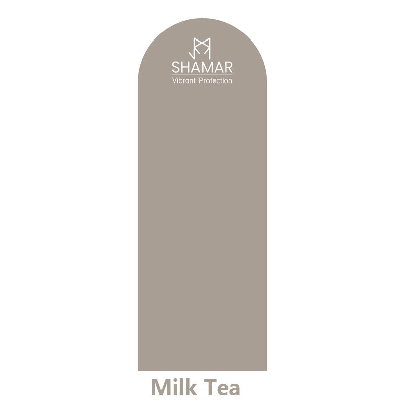 210190015:-10#Milk Tea oval capsule shape arched pu yoga mat