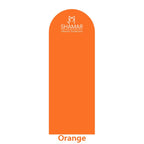 210190015:-11#Orange oval capsule shape arched pu yoga mat
