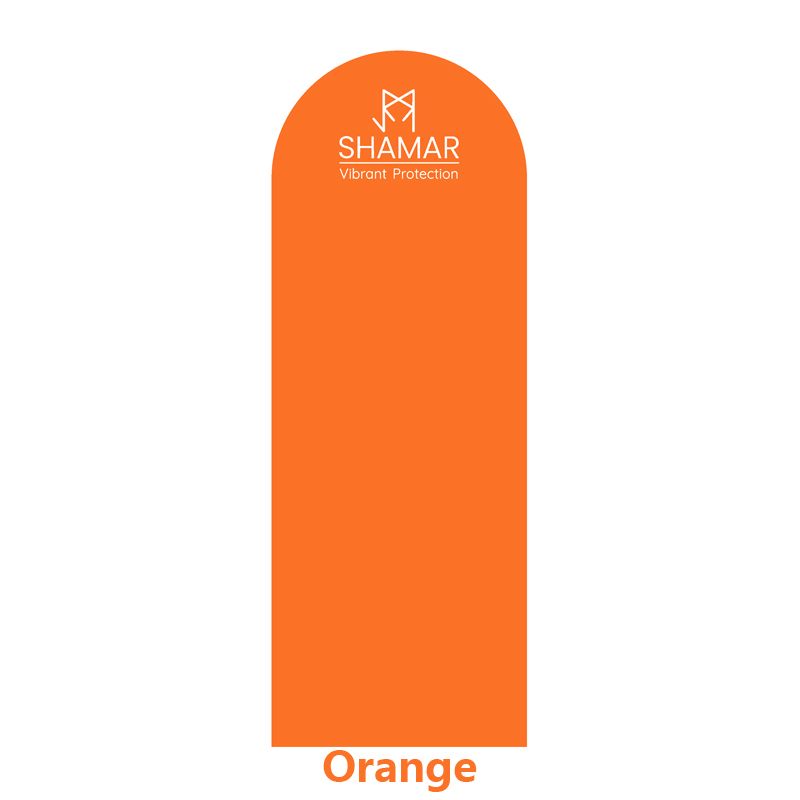 210190015:-11#Orange oval capsule shape arched pu yoga mat