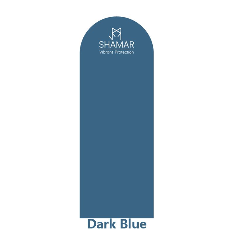 210190015:-3#Dark Blue oval capsule shape arched pu yoga mat