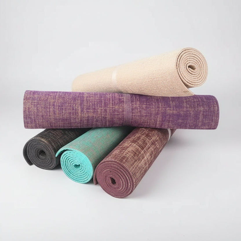 Anahra Earth Mat – Alfombrilla de lino natural para práctica consciente