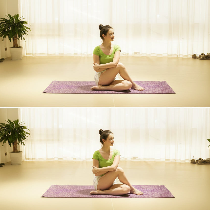 Anahra Earth Mat – Natural Linen Mat for Mindful Practice