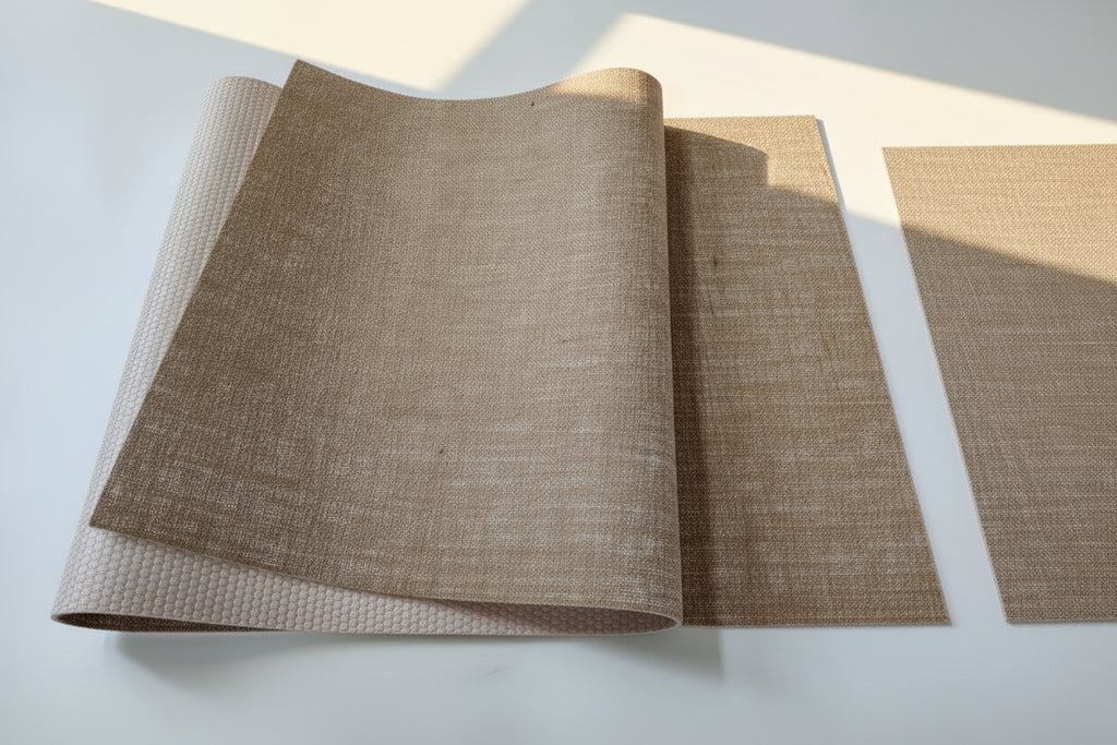 Anahra Earth Mat – Alfombrilla de lino natural para práctica consciente