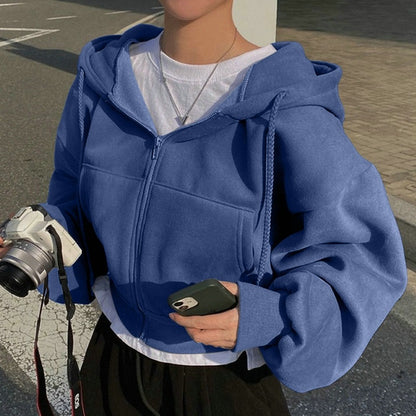 New Flow Hoodie – Cropped, Lined, and Sophisticated for Everyday Wear