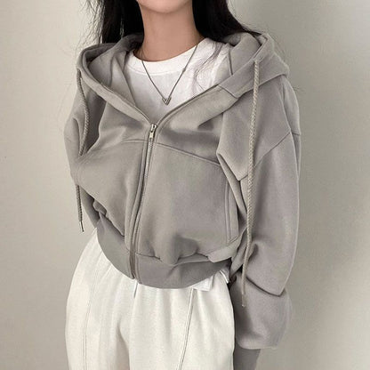 New Flow Hoodie – Cropped, Lined, and Sophisticated for Everyday Wear