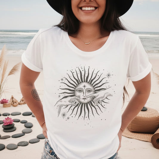 RadiantPalm Tee — The Magic of Light in Your Hands