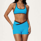 Conjunto Chaya Azul Elétrico · Top + Calções