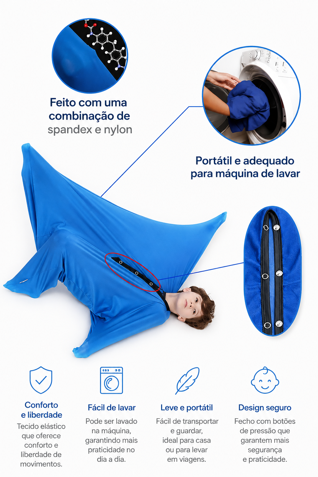 Ananda Sensory Body Sock – Movimento e Acolhimento