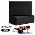 Harmony Yoga Blocks – Conforto e Precisão – Preto (2 unidades)