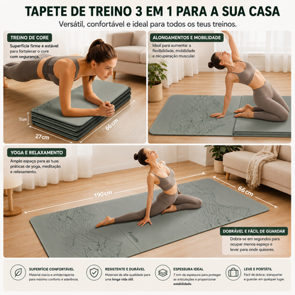 Harmony Fold Mat – Conforto e Equilíbrio