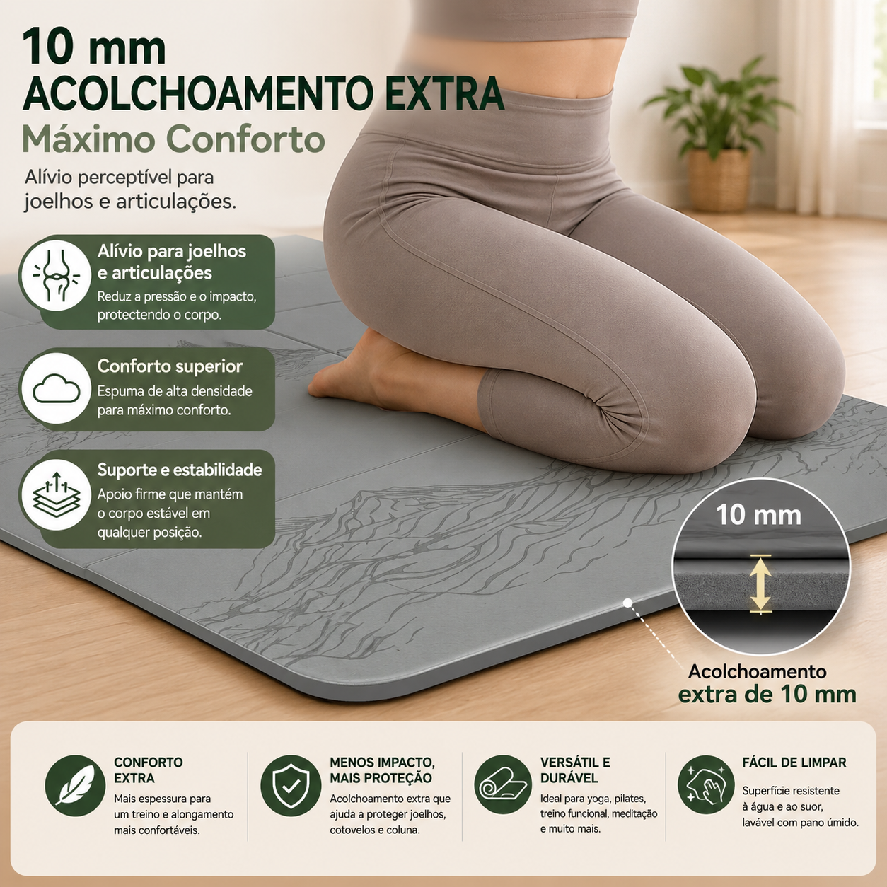 Harmony Fold Mat – Conforto e Equilíbrio