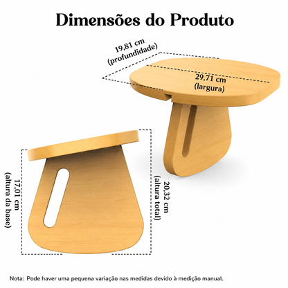 Banco Prana – Meditação Consciente em Madeira Maciça