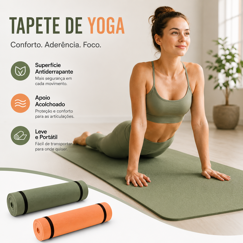 Elevate Yoga Mat – Evolua na Sua Prática