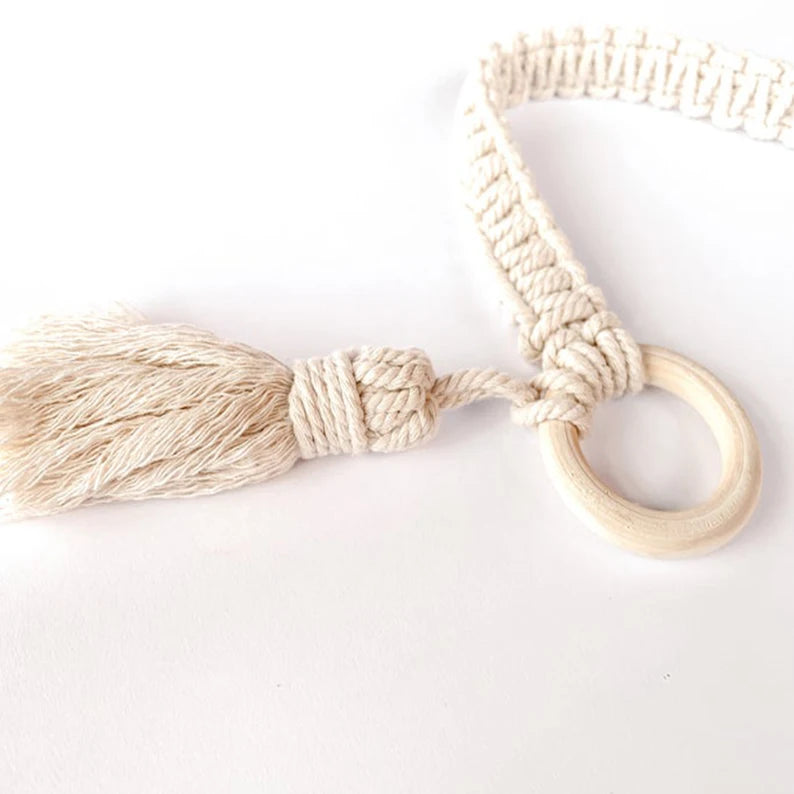 Flow Ritual Strap – Alça de Macramé para Transportar o Tapete de Yoga