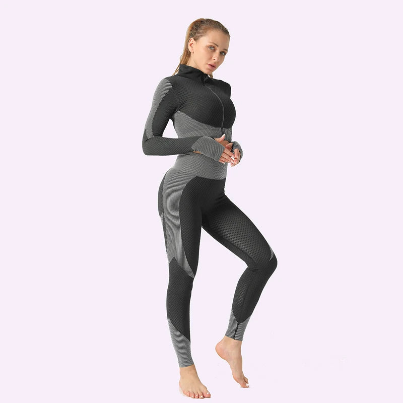 Eternal Flow Set – Seamless Yoga Set 2/3 Pieces 