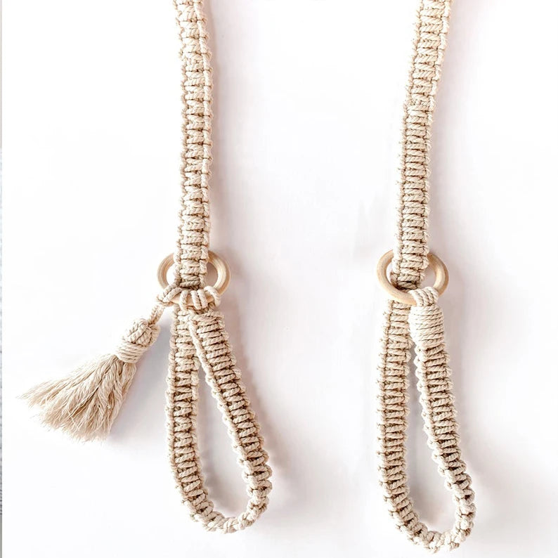 Flow Ritual Strap – Alça de Macramé para Transportar o Tapete de Yoga
