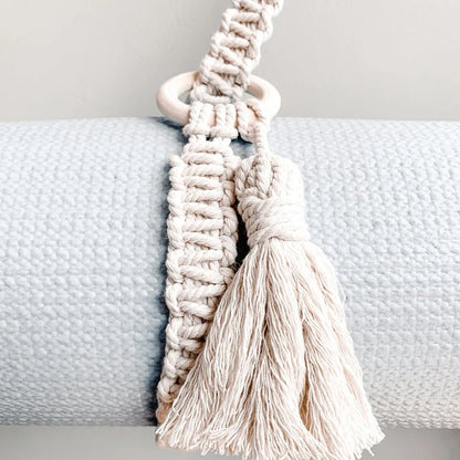 Flow Ritual Strap – Alça de Macramé para Transportar o Tapete de Yoga