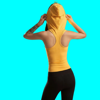 Aura Fit Hoodie Vest – Comfort and Freedom