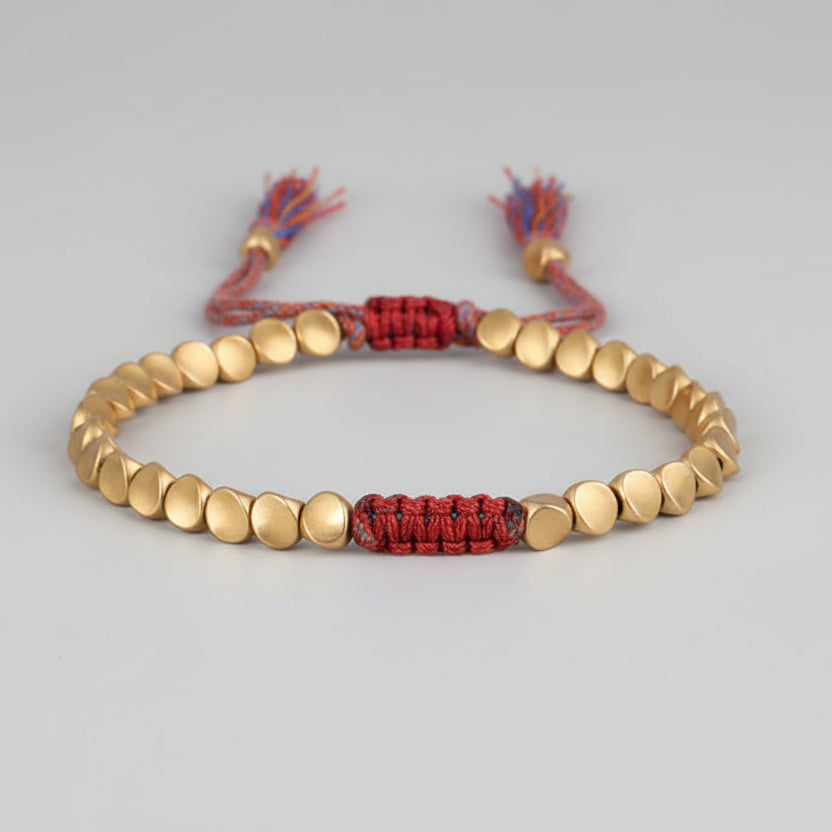 Pulsera Mantra – Intención Tejida a Mano