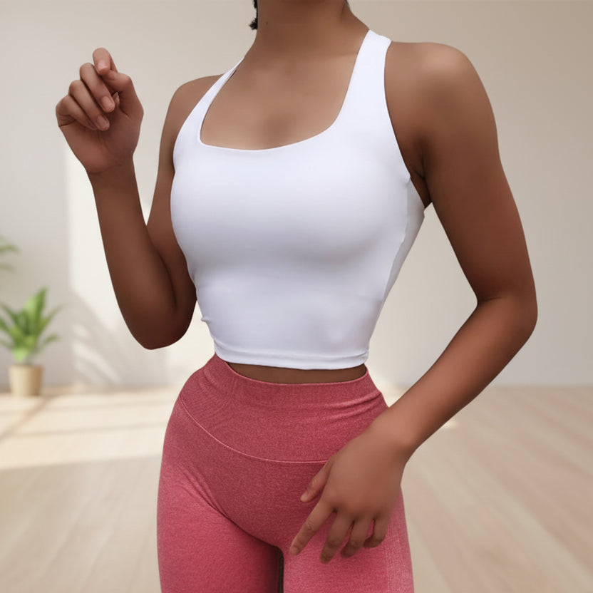 Grace Fit Bra – Elegancia y Soporte para Entrenamiento y Yoga